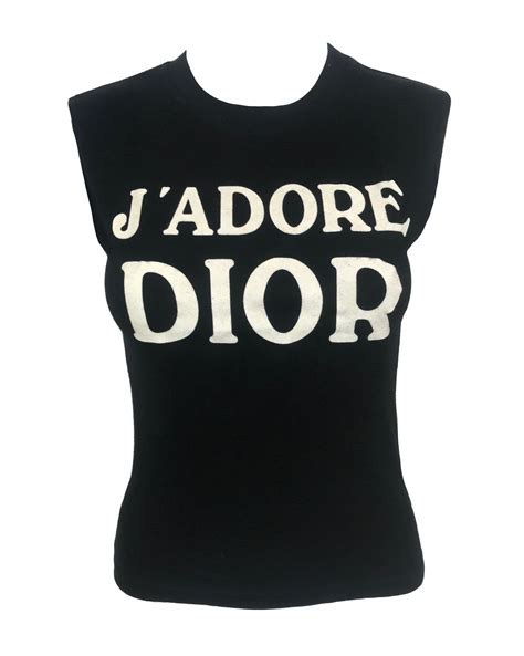 j'adore dior vintage top|vintage christian Dior tops.